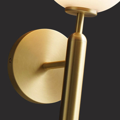 Kynlo Wall Lamp Plug In Glass Globe Nordic