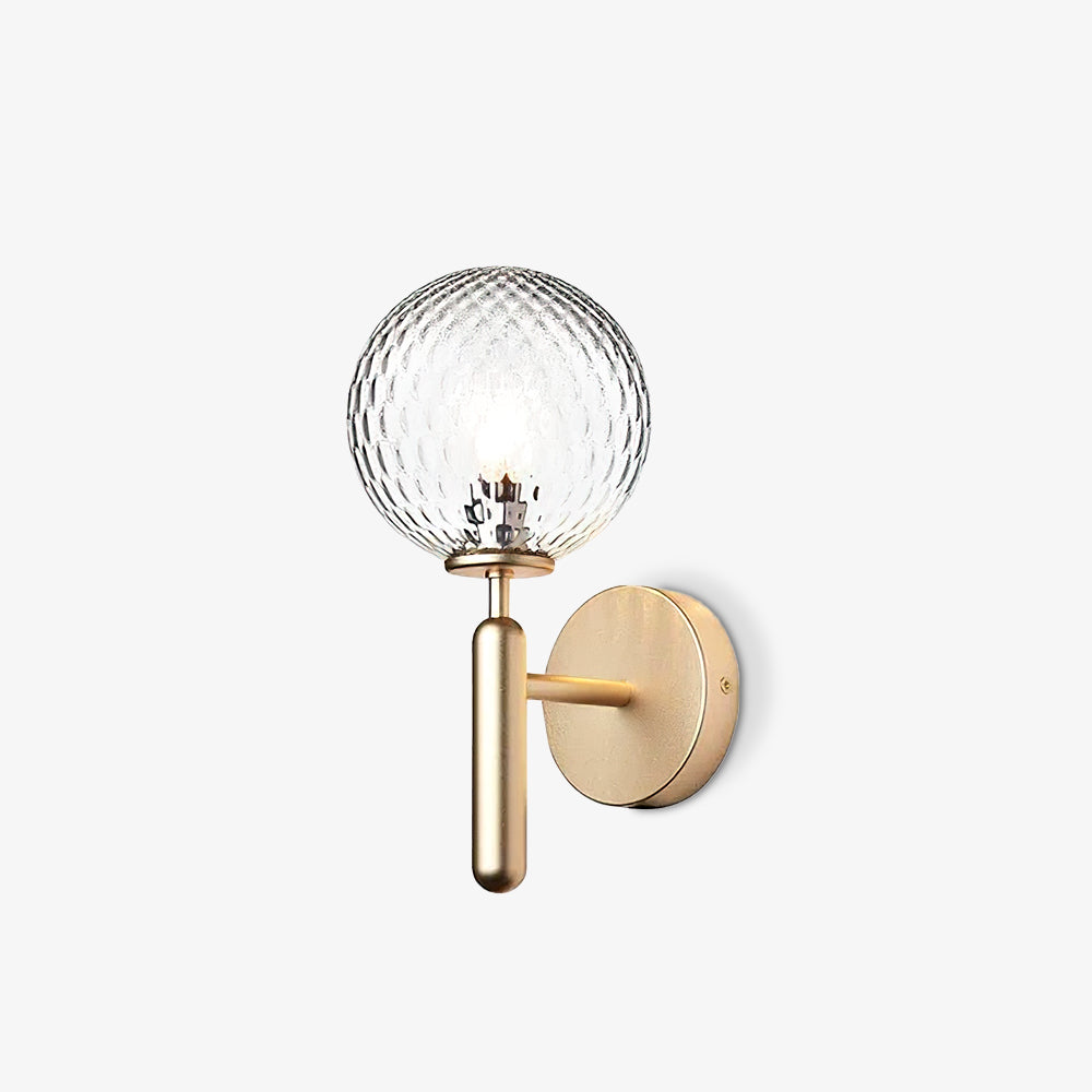 Kynlo Wall Lamp Plug In Glass Globe Nordic