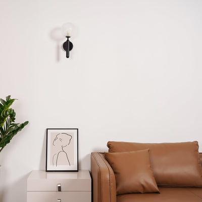 Kynlo Wall Lamp Plug In Glass Globe Nordic