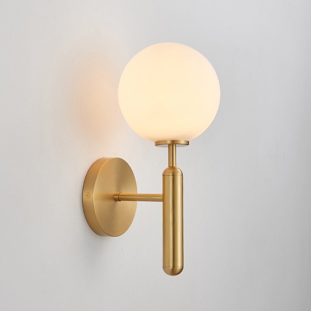 Kynlo Wall Lamp Plug In Glass Globe Nordic