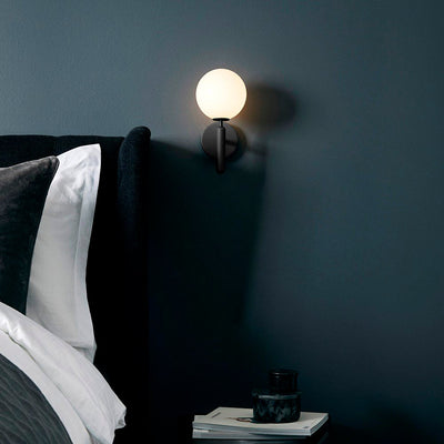 Kynlo Wall Lamp Plug In Glass Globe Nordic