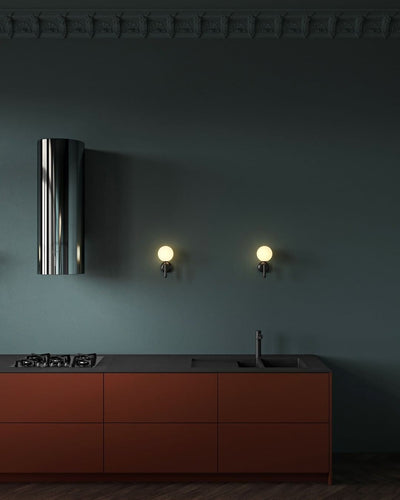 Kynlo Wall Lamp Plug In Glass Globe Nordic