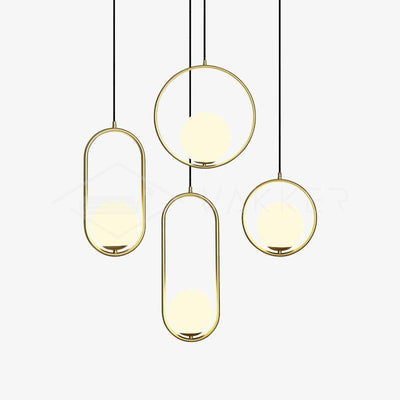 Orieria Pendant Lamp Brass Modern Ring