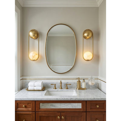 Arvior Alabaster Wall Sconce