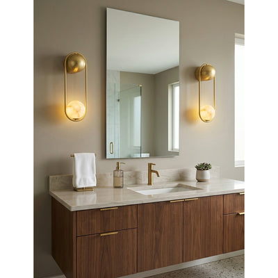 Arvior Alabaster Wall Sconce