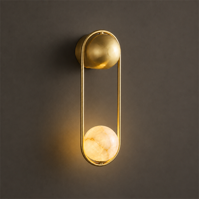 Arvior Alabaster Wall Sconce