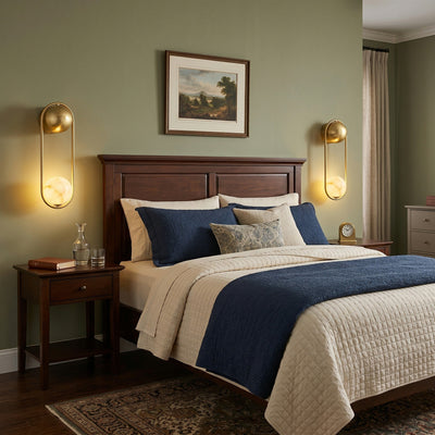 Arvior Alabaster Wall Sconce