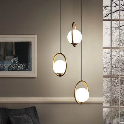 Valcendre Brass Pendant Swag Light