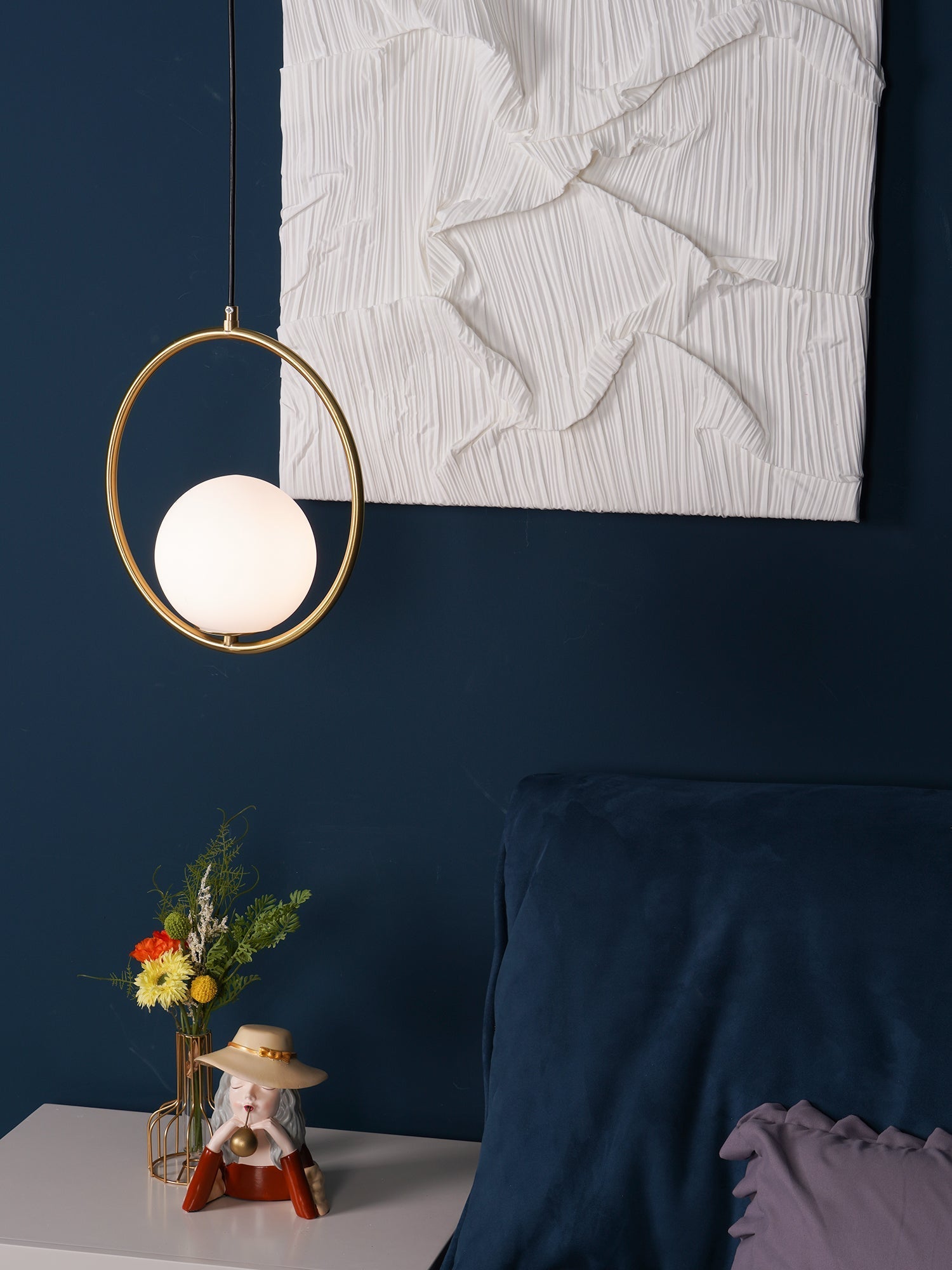 Valcendre Brass Pendant Swag Light
