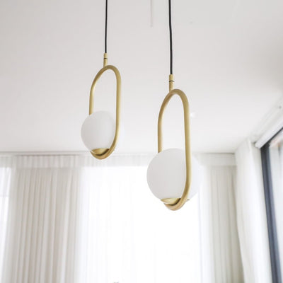 Valcendre Brass Pendant Swag Light