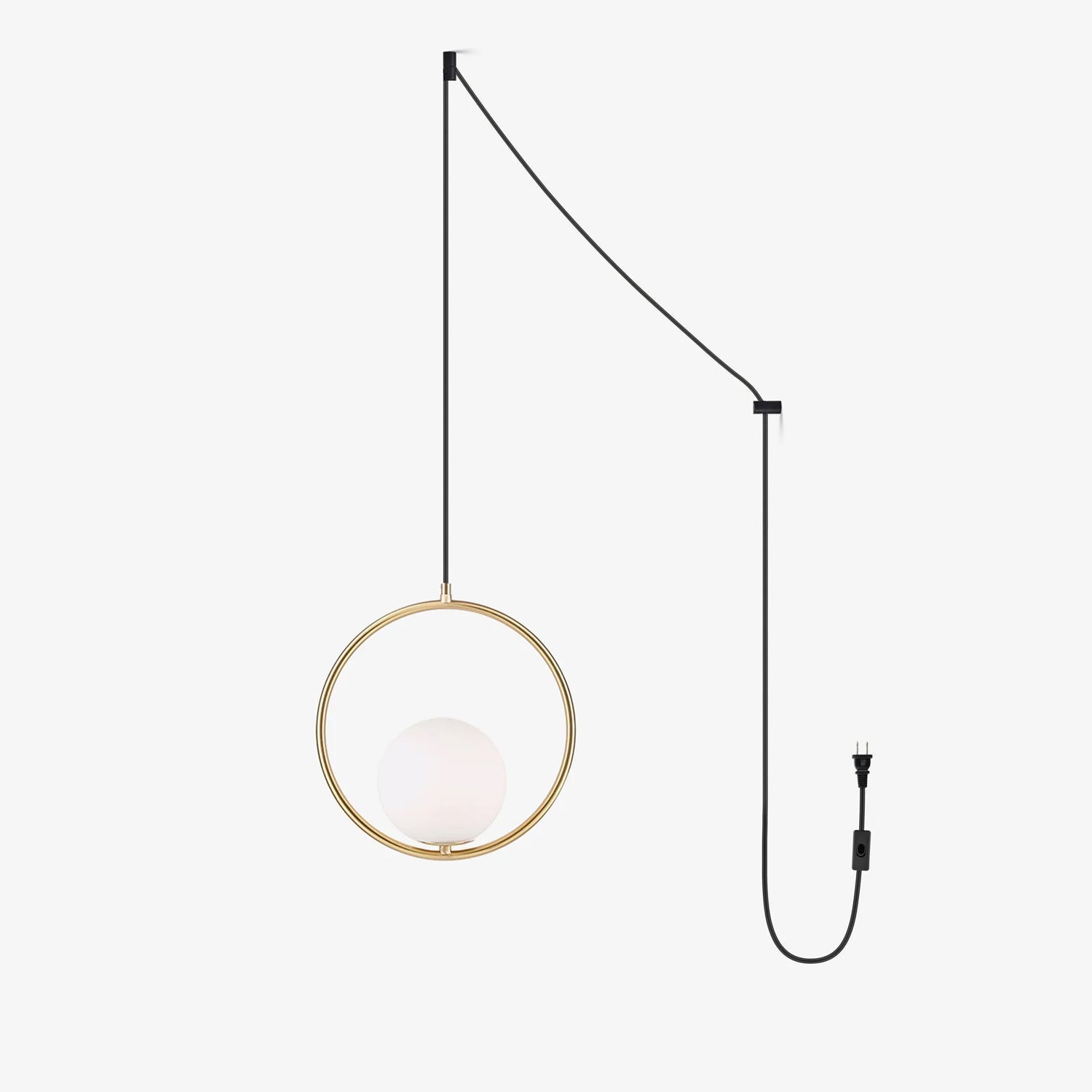Valcendre Brass Pendant Swag Light