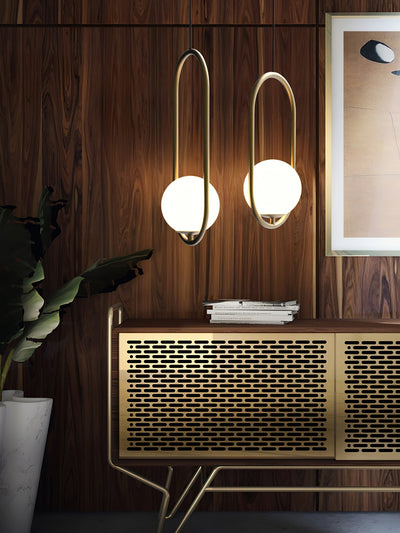 Orieria Pendant Lamp Brass Modern Ring