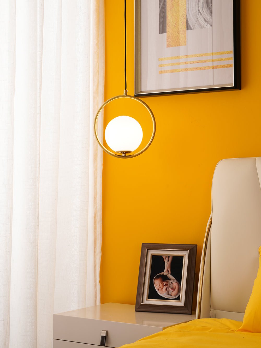 Orieria Pendant Lamp Brass Modern Ring