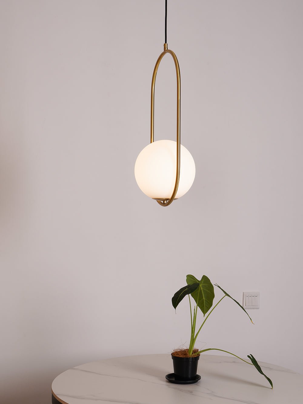 Orieria Pendant Lamp Brass Modern Ring