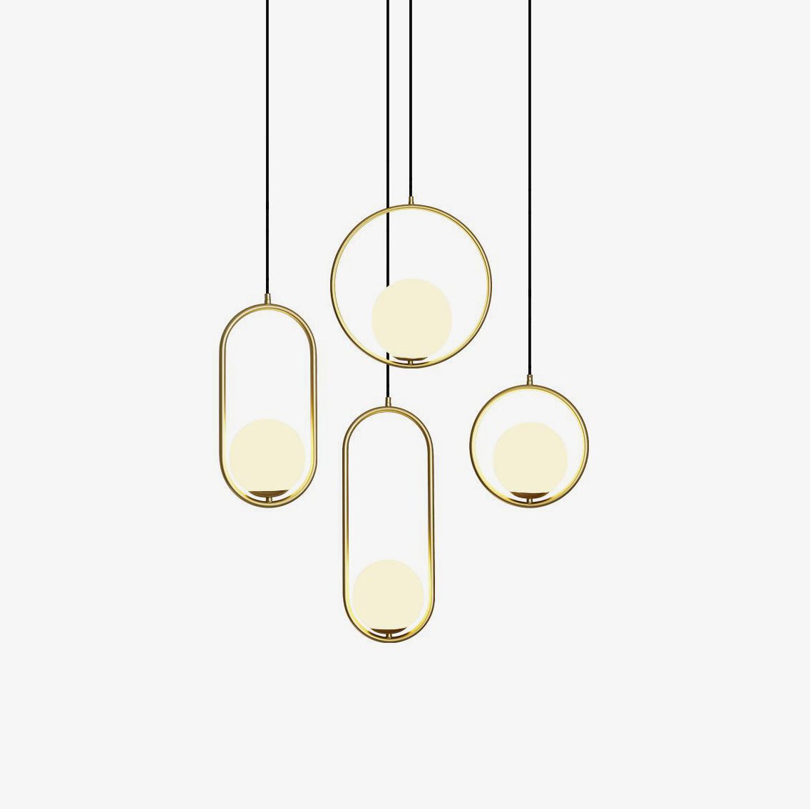 Orieria Pendant Lamp Brass Modern Ring
