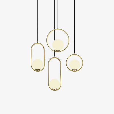 Orieria Pendant Lamp Brass Modern Ring