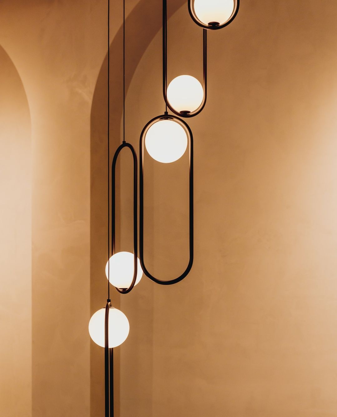 Orieria Pendant Lamp Brass Modern Ring