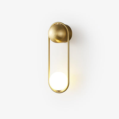 Solarine Radiain Brass Minimalist Wall Lamp