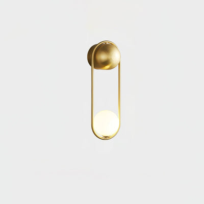 Solarine Radiain Brass Minimalist Wall Lamp