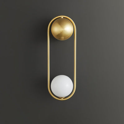 Solarine Radiain Brass Minimalist Wall Lamp