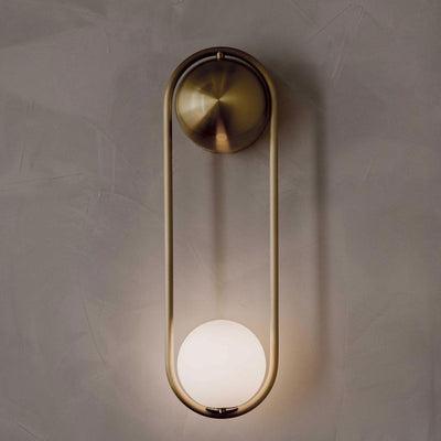 Solarine Radiain Brass Minimalist Wall Lamp