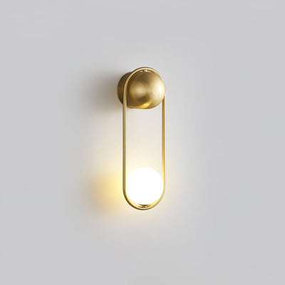 Solarine Radiain Brass Minimalist Wall Lamp