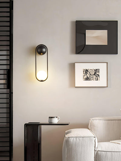 Solarine Radiain Brass Minimalist Wall Lamp