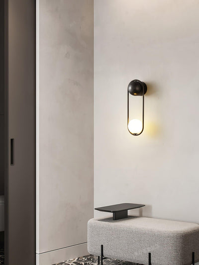 Solarine Radiain Brass Minimalist Wall Lamp
