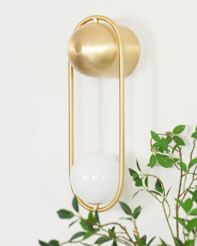 Solarine Radiain Brass Minimalist Wall Lamp
