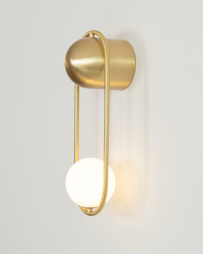Solarine Radiain Brass Minimalist Wall Lamp
