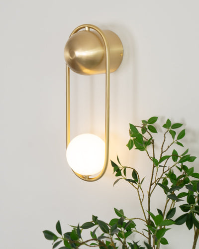 Solarine Radiain Brass Minimalist Wall Lamp