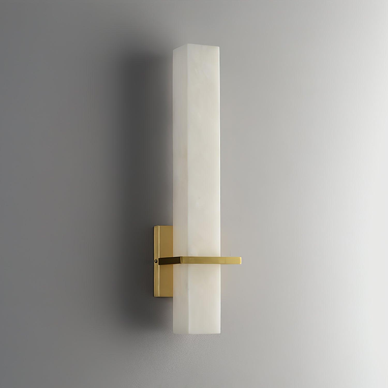 Ritta Modern Alabaster Cuboid Wall Light