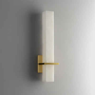 Ritta Modern Alabaster Cuboid Wall Light