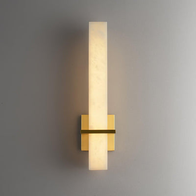 Ritta Modern Alabaster Cuboid Wall Light