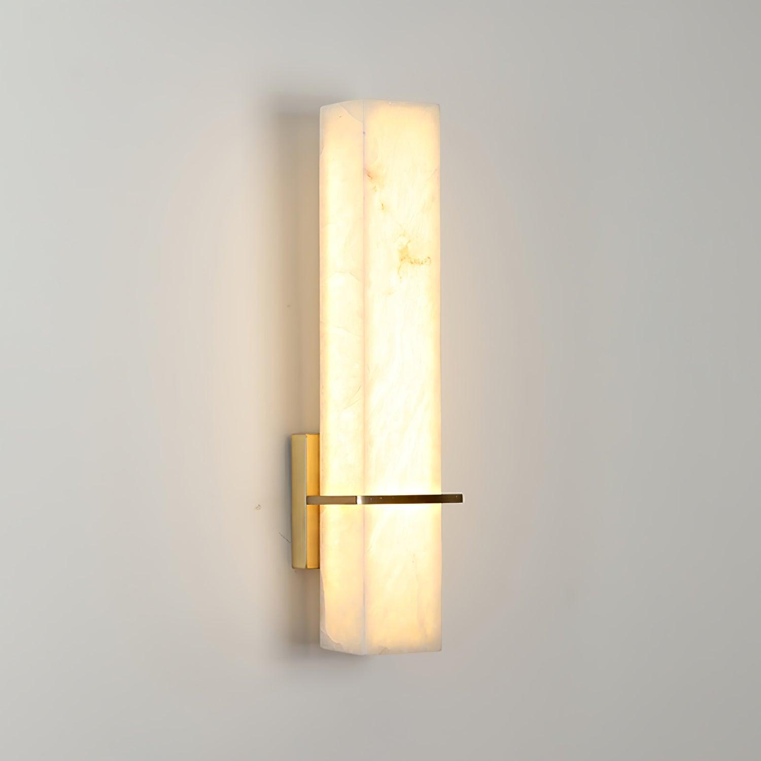Ritta Modern Alabaster Cuboid Wall Light