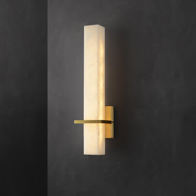Ritta Modern Alabaster Cuboid Wall Light
