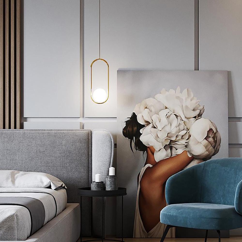Orieria Pendant Lamp Brass Modern Ring