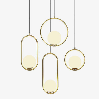 Orieria Pendant Lamp Brass Modern Ring