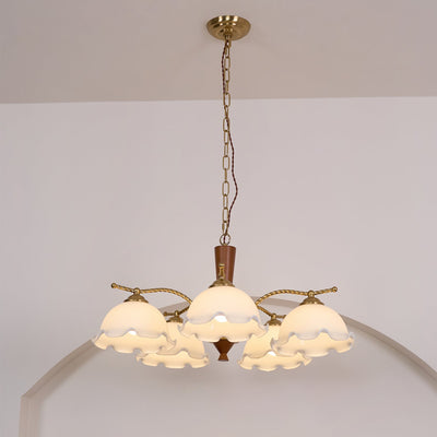 Daisy Vintage Glass Chandelier