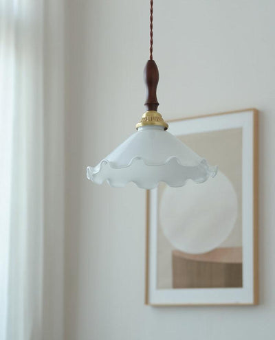 Floria Milky Flower Pendant Light
