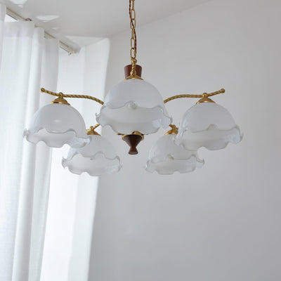 Daisy Vintage Glass Chandelier