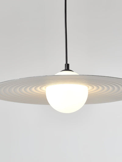 Viraalise Pendant Light PE LED Plate White and Black