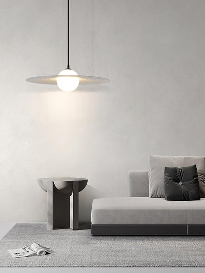 Viraalise Pendant Light PE LED Plate White and Black