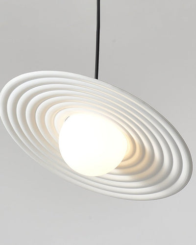 Viraalise Pendant Light PE LED Plate White and Black