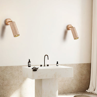 Erzorus Minimalist Travertine Wall Light