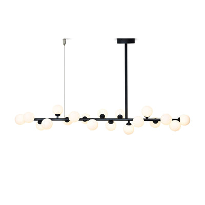 Lumiray Black Linear Globe Pendant Light
