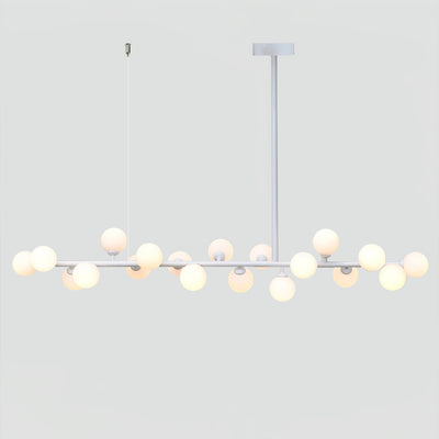 Lumiray Black Linear Globe Pendant Light