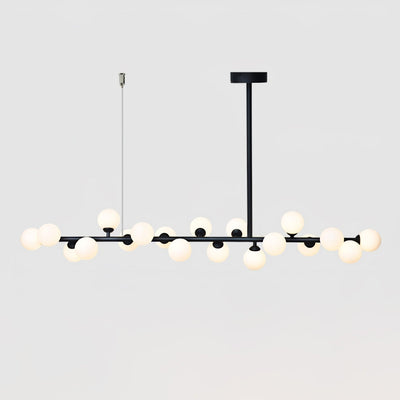 Lumiray Black Linear Globe Pendant Light