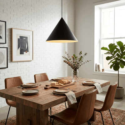 Riveria Minimalist Cone Pendant Lamp