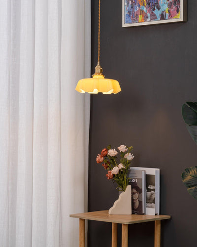 Lustra Pendant Light French Flower for Dining Room - Neutral Decor